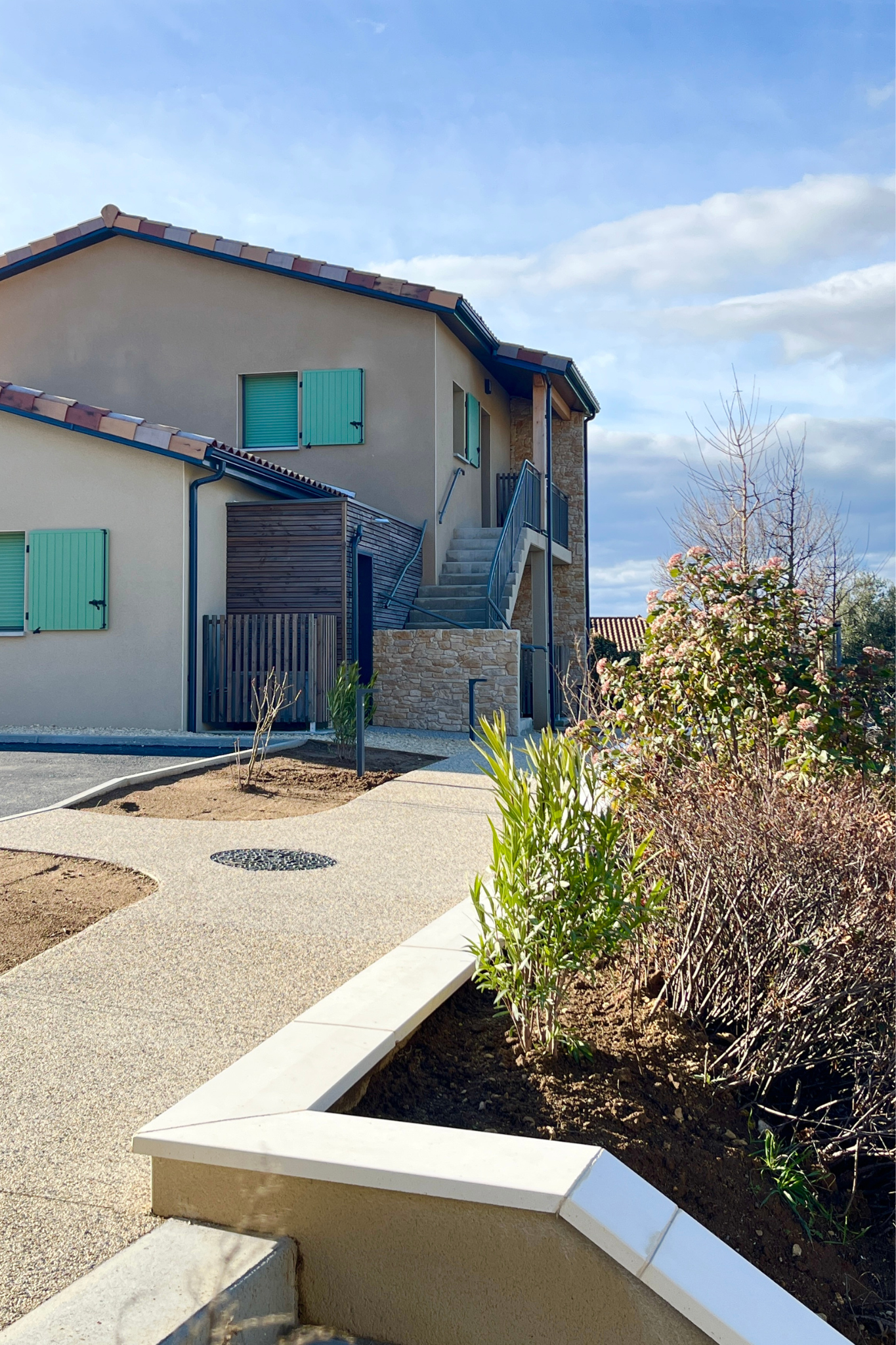 Architecte, Construction de 4 logements groupés à La Baume-Cornillane